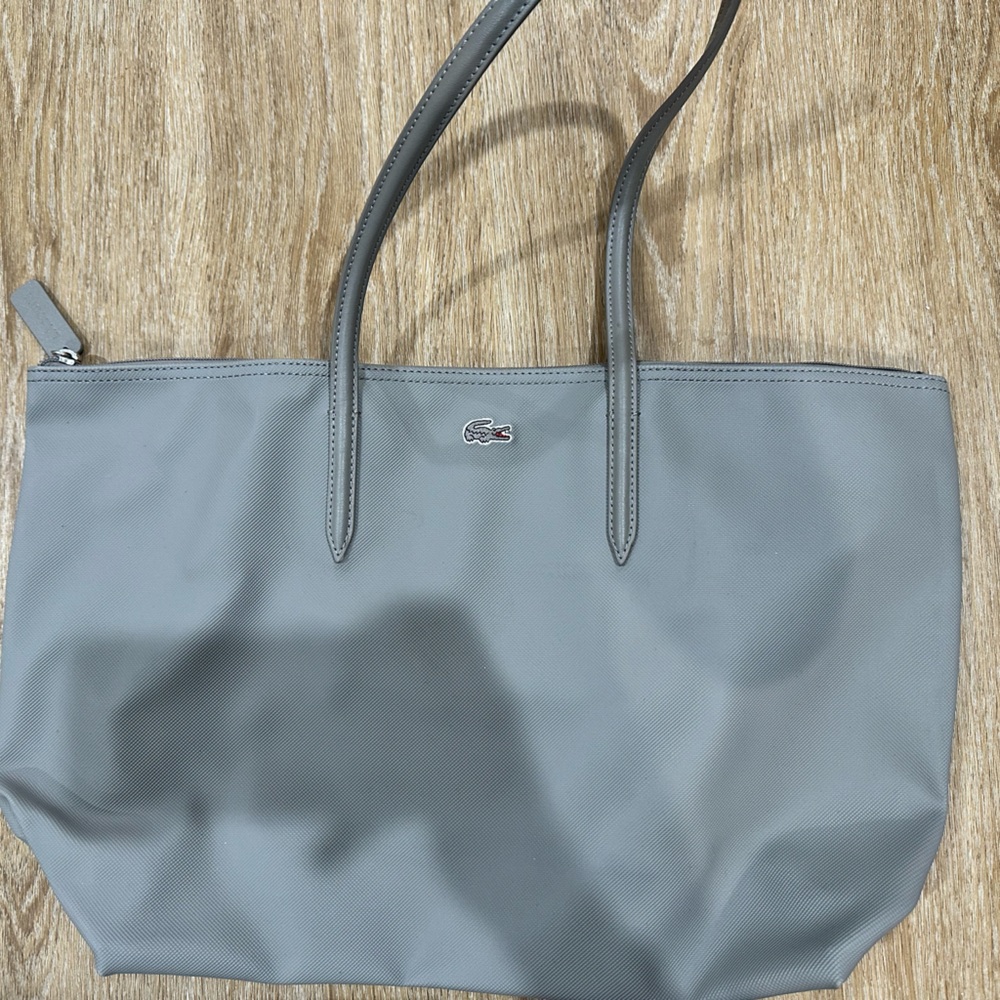 Lacoste shopping bag gray
